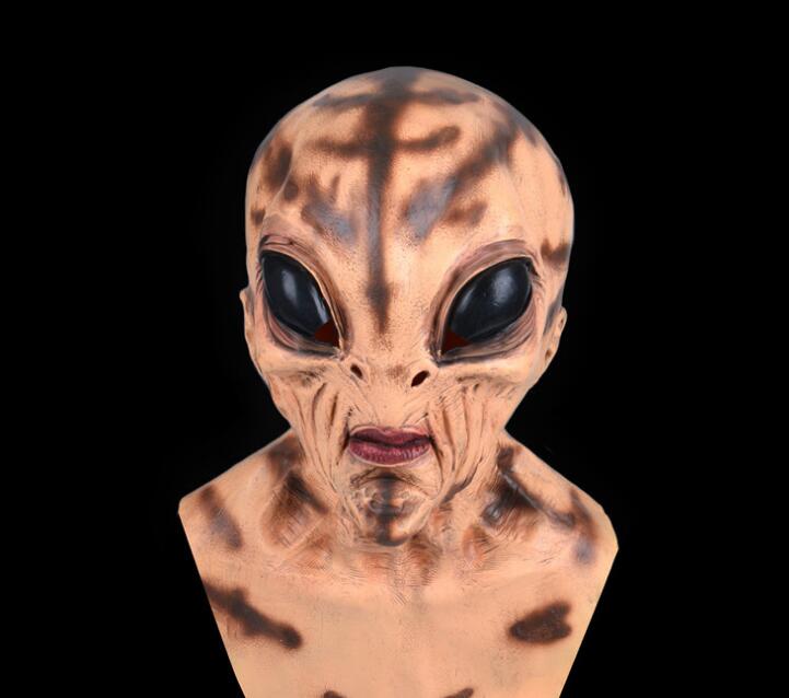 Alien Scary Big Eyes Horror Full Head Latex Mask