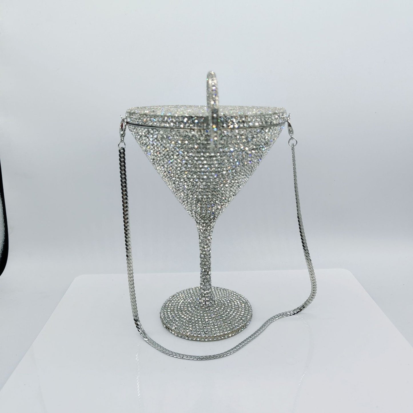 Cocktail Goblet Diamond Clutch