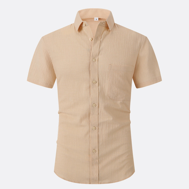 Linen Half Sleeve Button Down