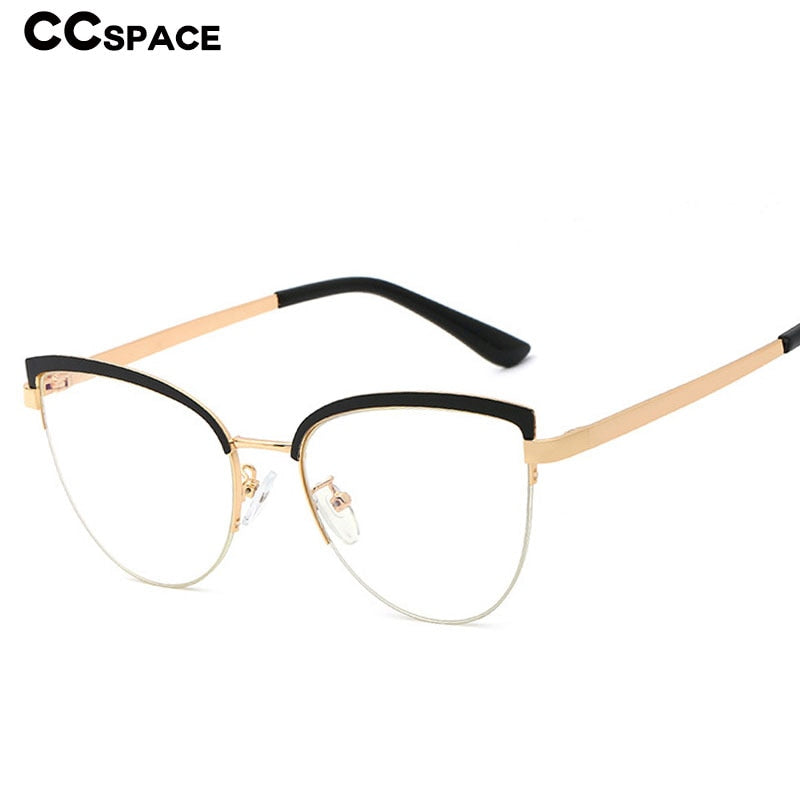 Vintage Cat Eye Anti-blue Light Metal Glasses