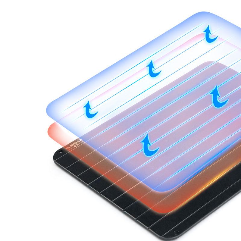 Quick Thawing Plate: Aluminum Ice-Melting Rapid Beef, Frozen Food, Meat, and Seafood Thawing Board