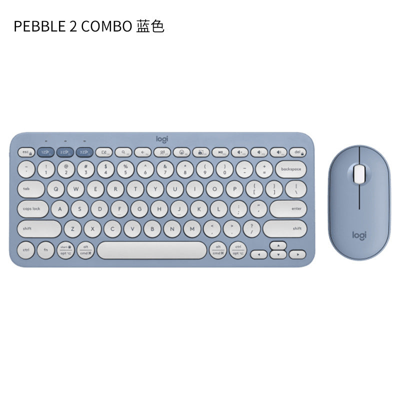 Logitech K380 Mini Bluetooth Wireless Keyboard Tablet Phone Pebble 2 + K390 Set