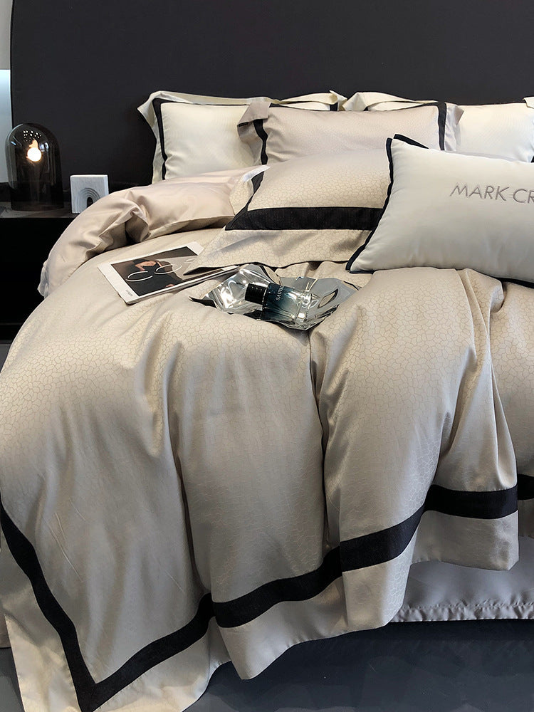MARK CROSS Minimalist Tencel Cotton Four-piece Bed Set