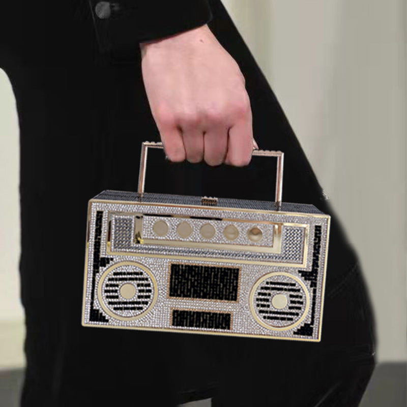 Diamond Radio Evening Clutch