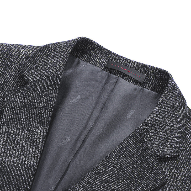 Horizontal Stripe Two Tone Blazer