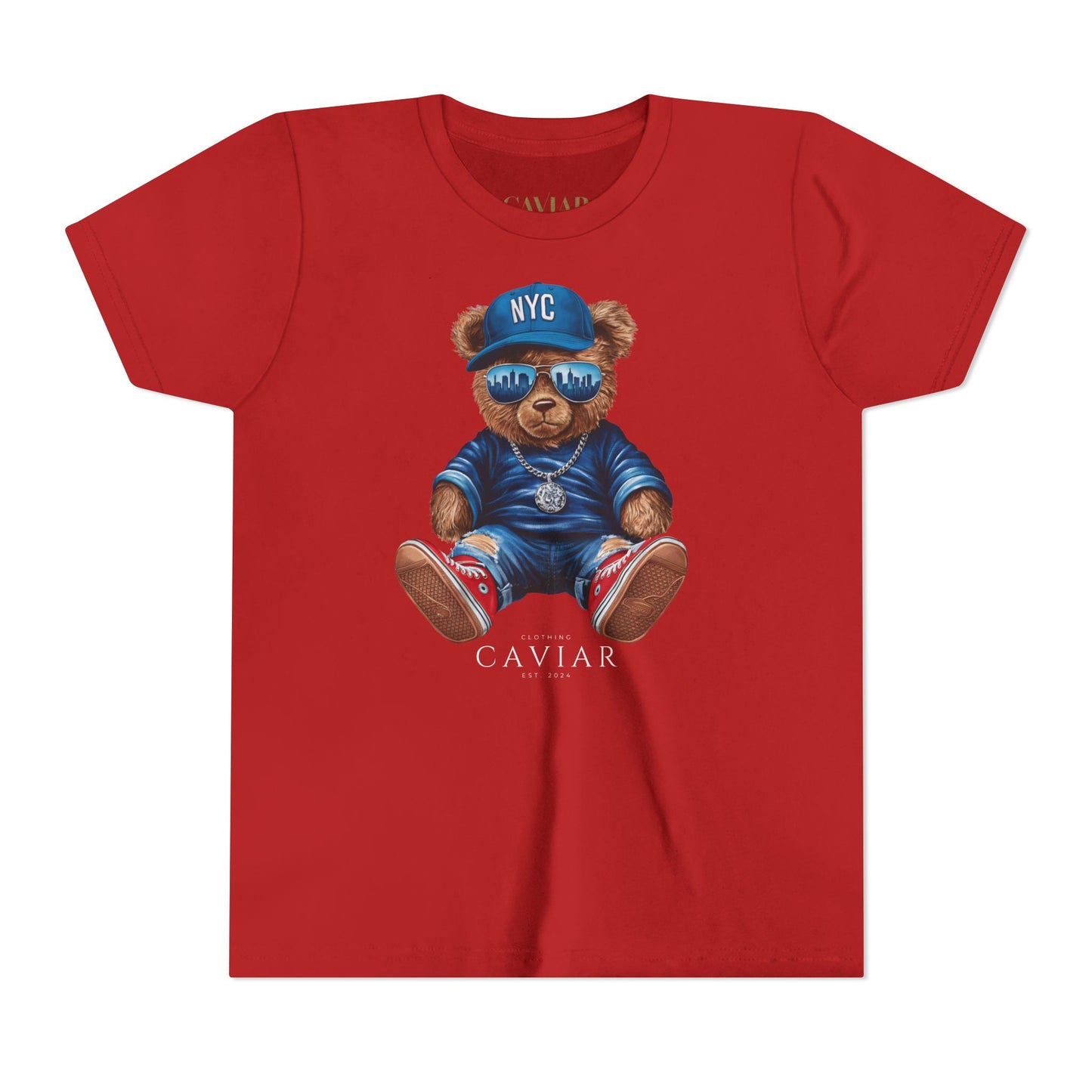 CAVIAR Teddy Bear NYC Girls Tee