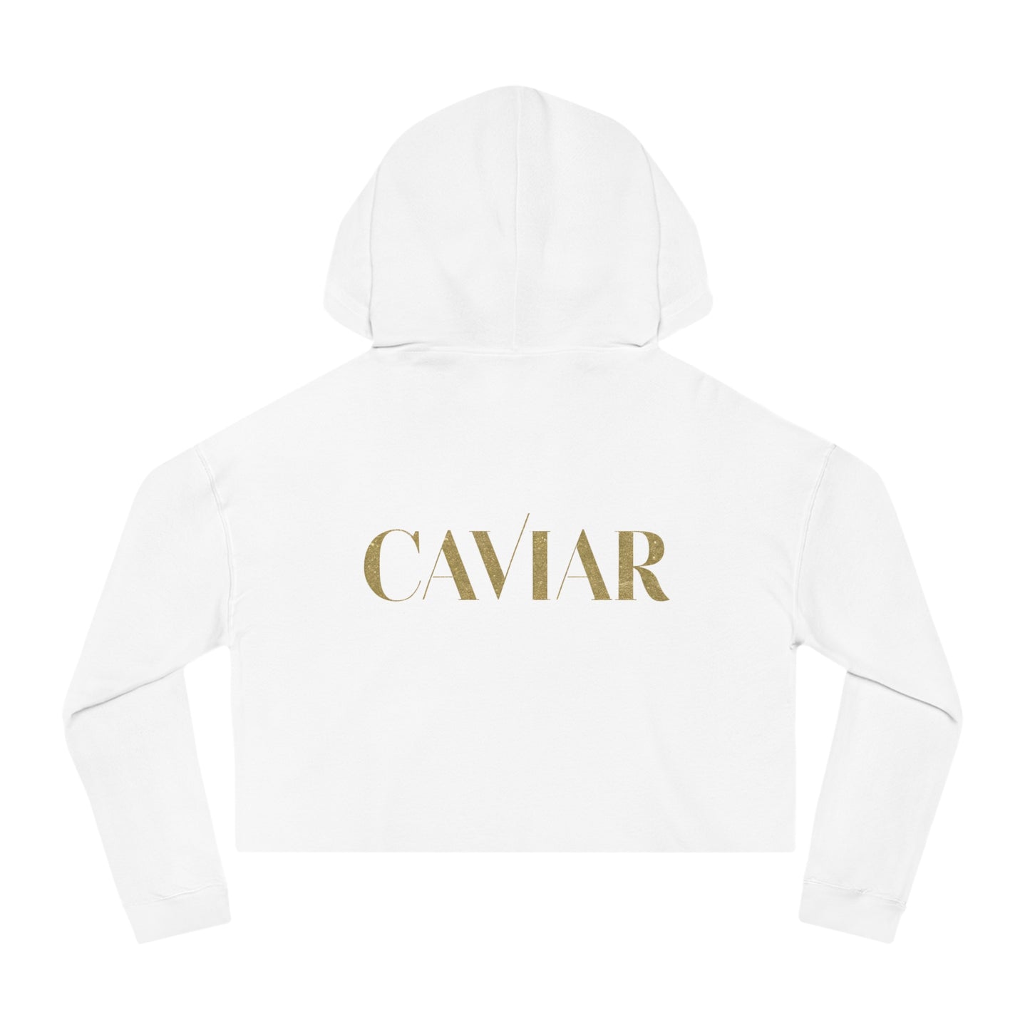 CAVIAR Cropped Hooded Sweatshirt