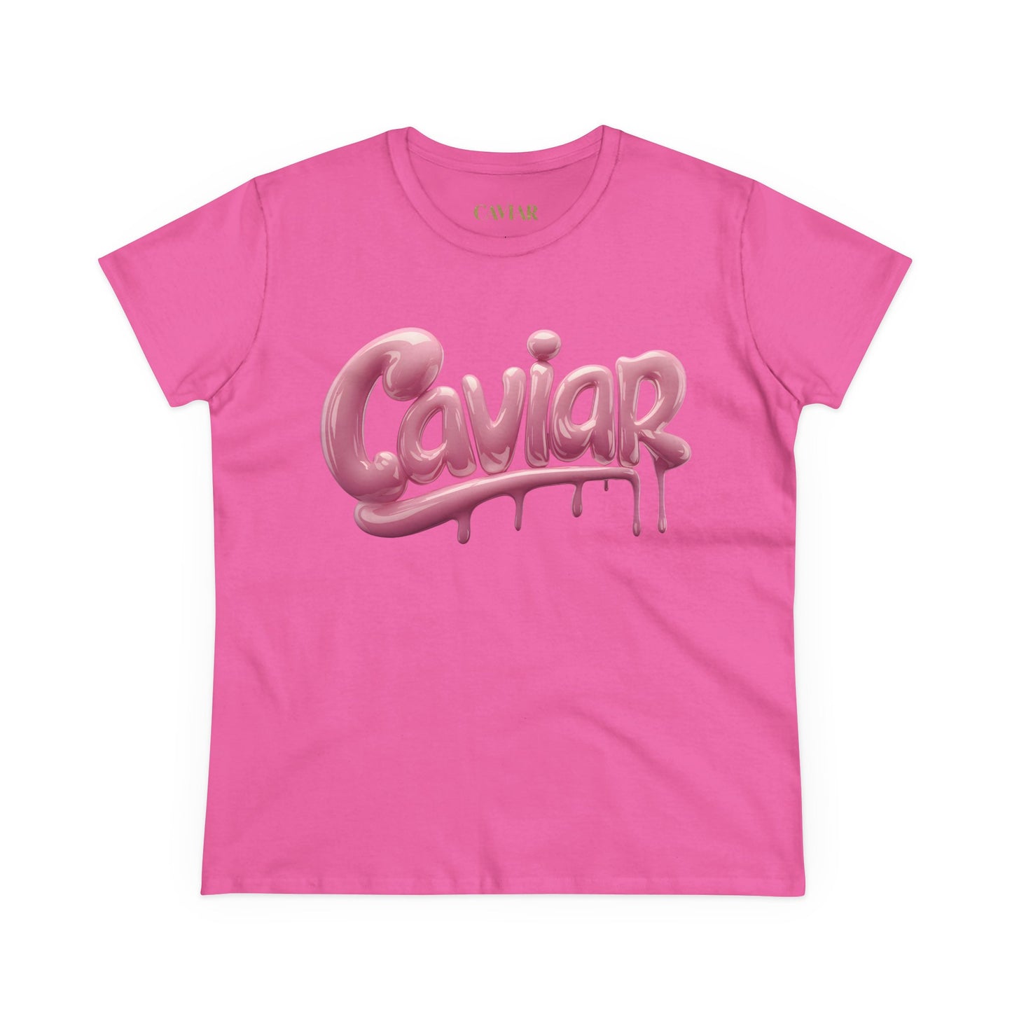 CAVIAR Pink Bubble Drip Tee