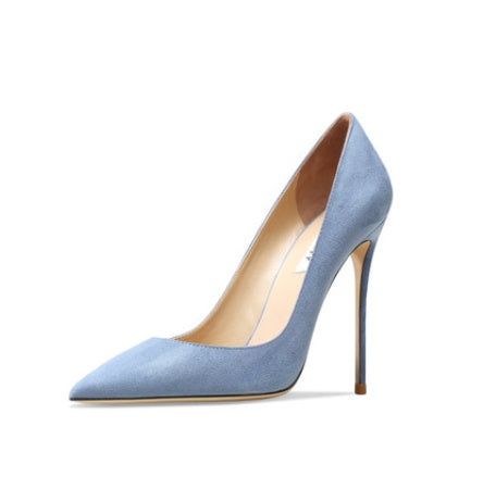 Suede Stiletto High Heels