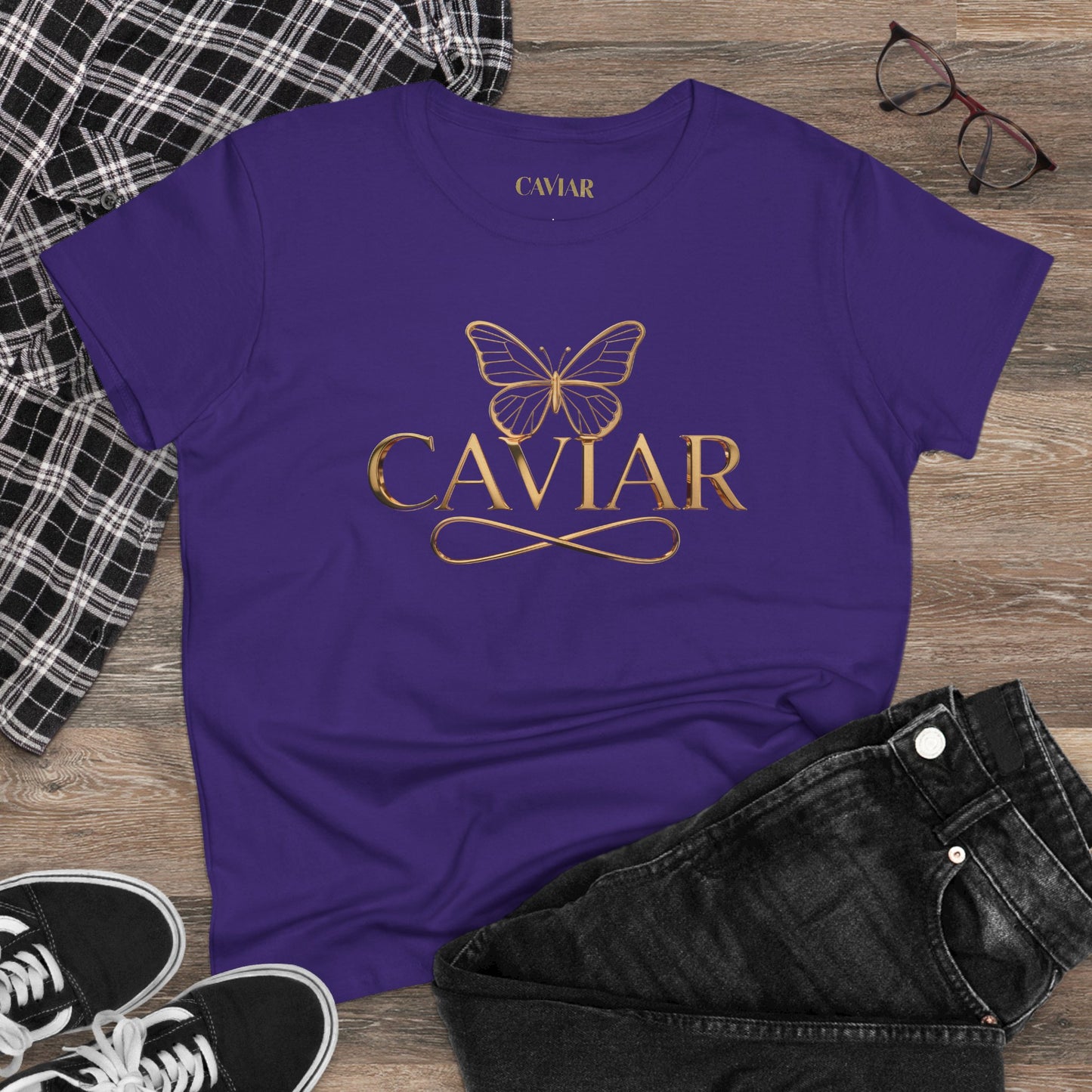 CAVIAR Golden Butterfly Tee