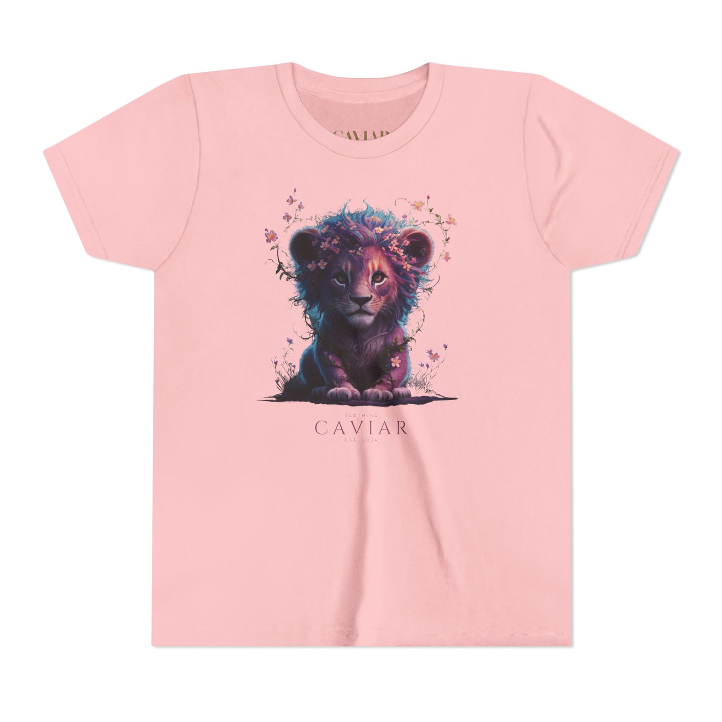 CAVIAR Young Lion in Flowers Girls Tee