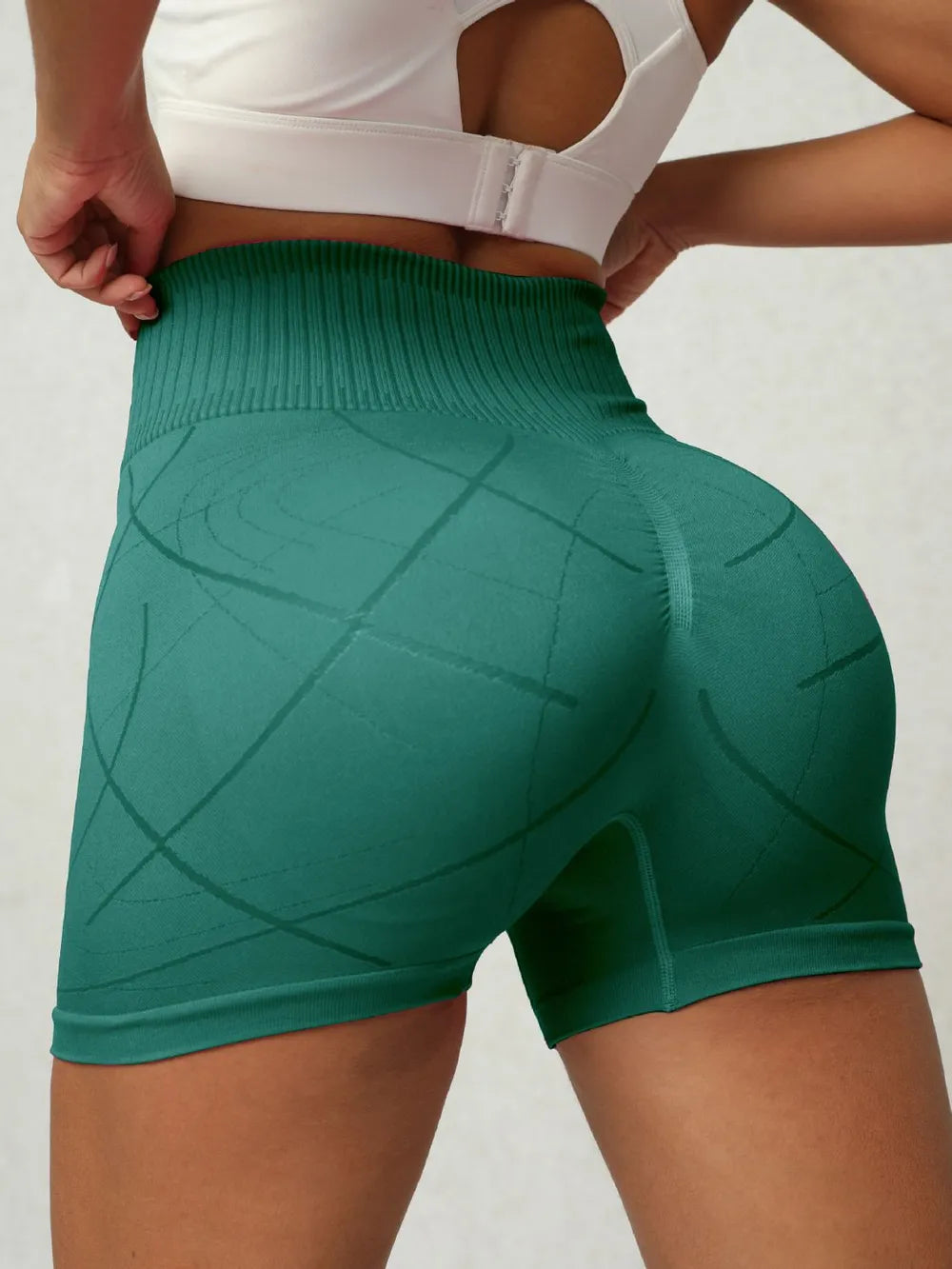 High Waist Active Spandex Shorts
