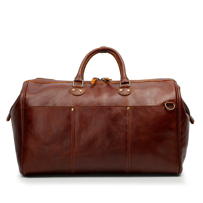 Genuine Leather Large Capacity Travel Bag