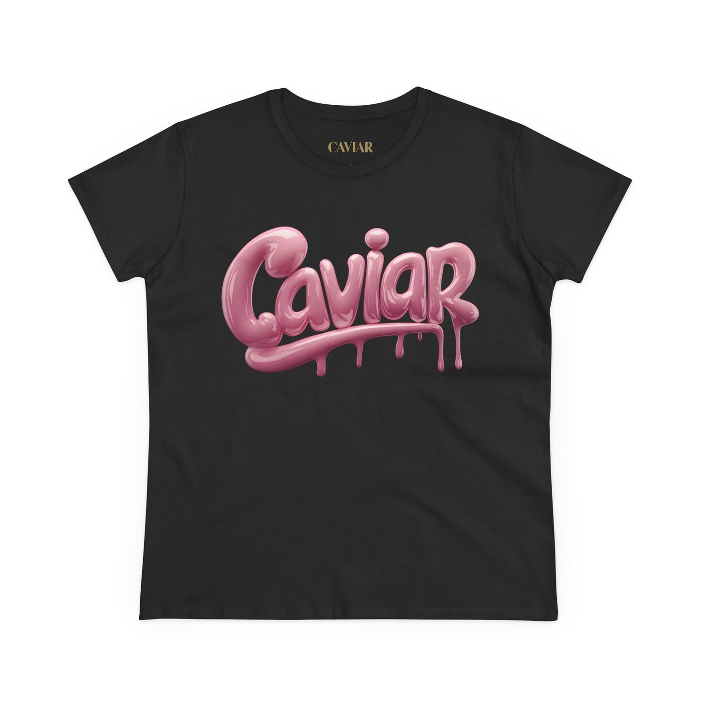 CAVIAR Pink Bubble Drip Tee