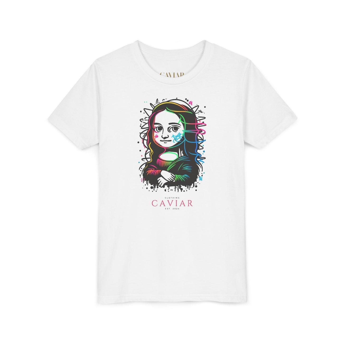 CAVIAR Scribbled Mona Lisa Tee