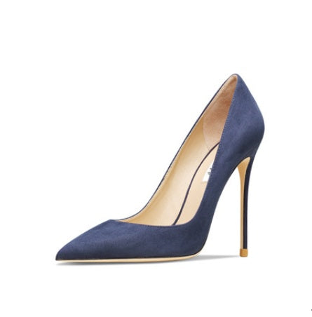 Suede Stiletto High Heels