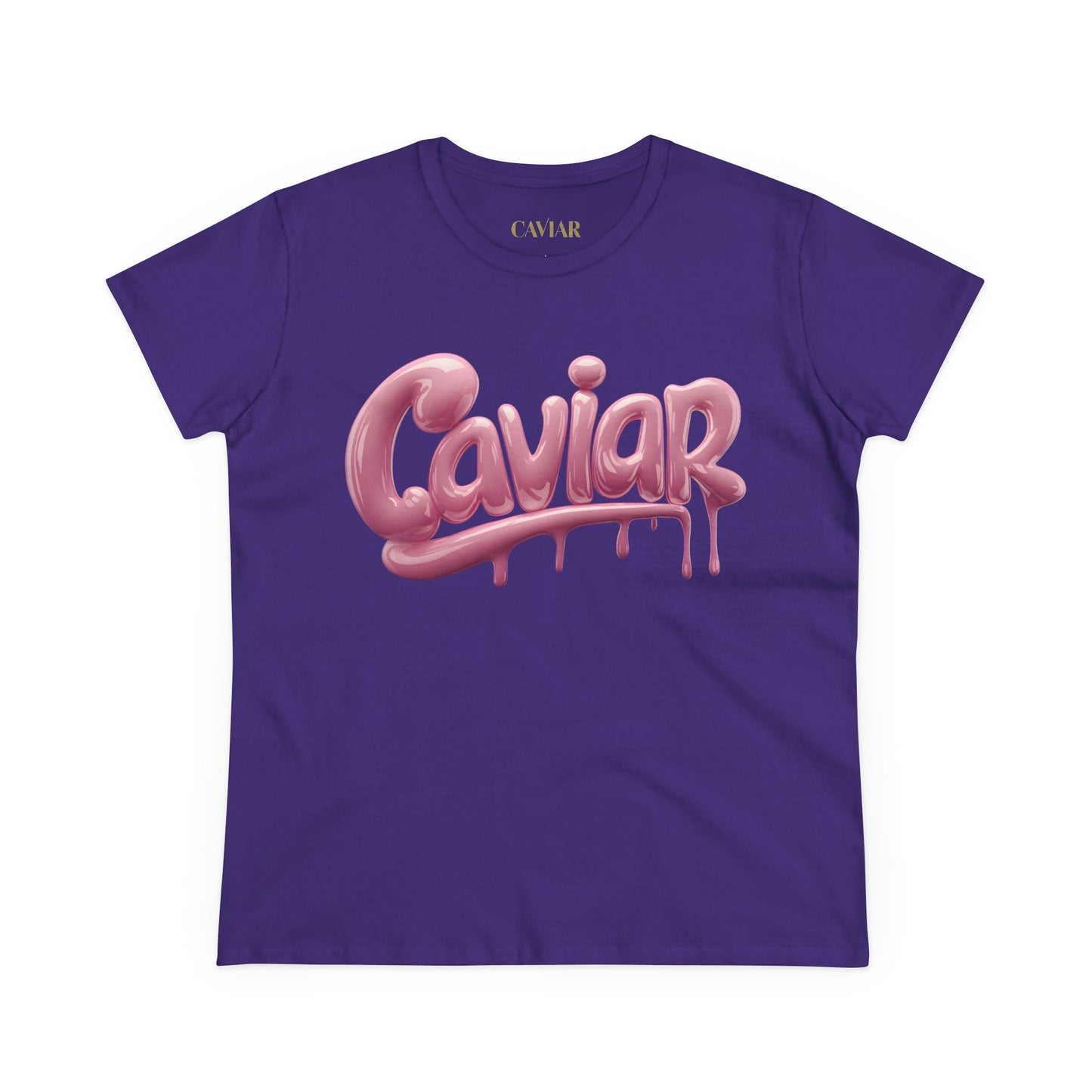 CAVIAR Pink Bubble Drip Tee