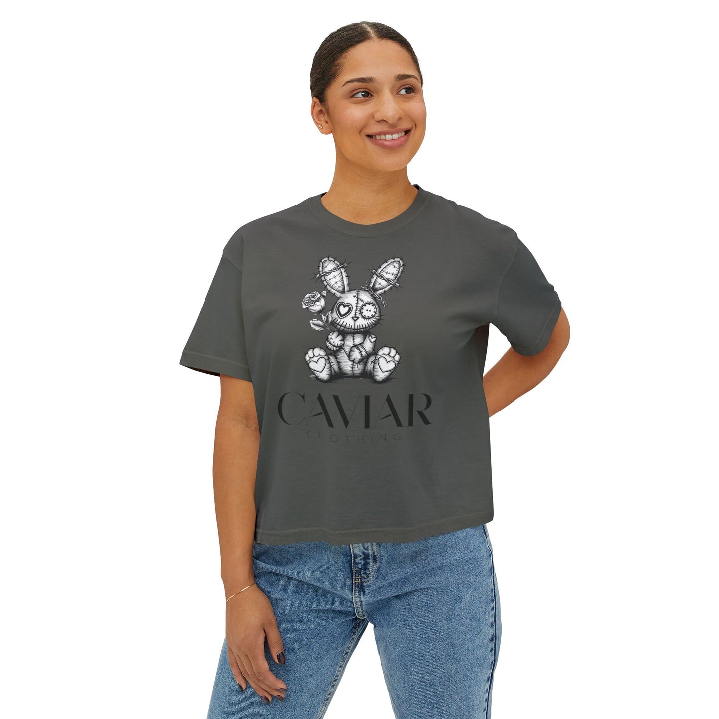 CAVIAR Bunny Boxy Tee