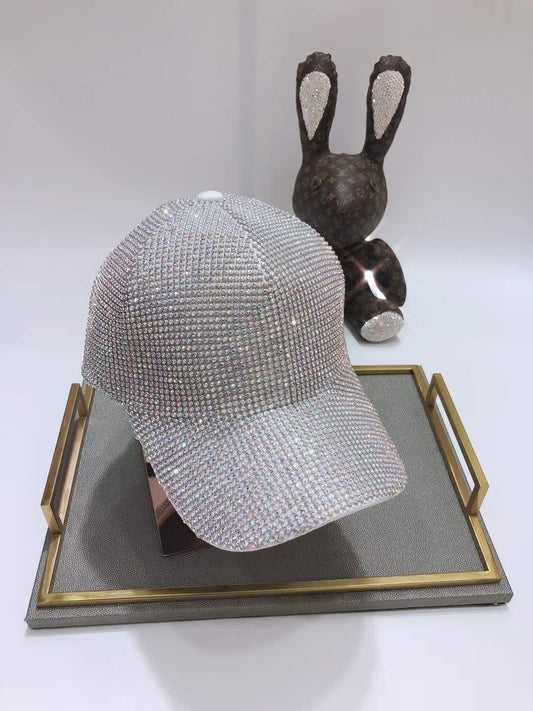 Heavy Handmade Rhinestone Full of Diamonds Baseball Cap