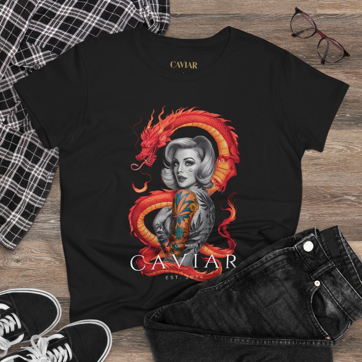 CAVIAR Tatted Dragon Tee