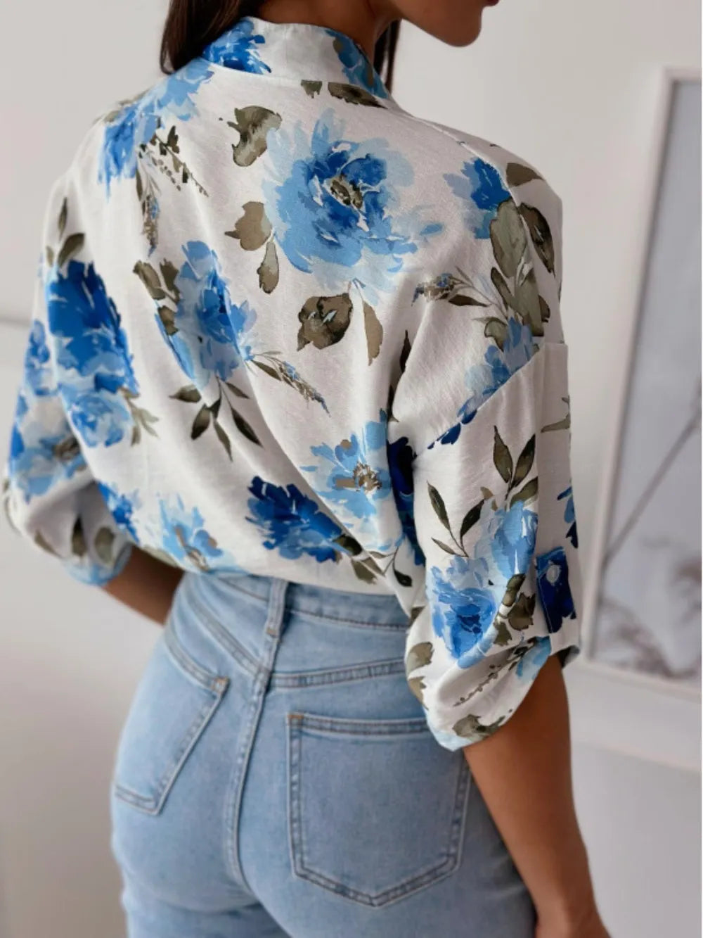 Printed Button Up Half Sleeve Shirt
