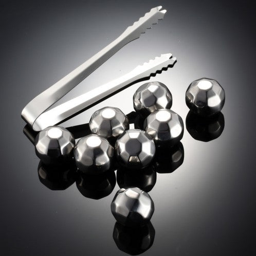 Stainless Steel Chilling Stones Ice Cubes Set
