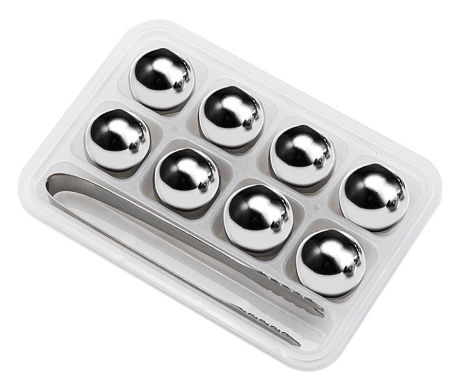Stainless Steel Chilling Stones Ice Cubes Set