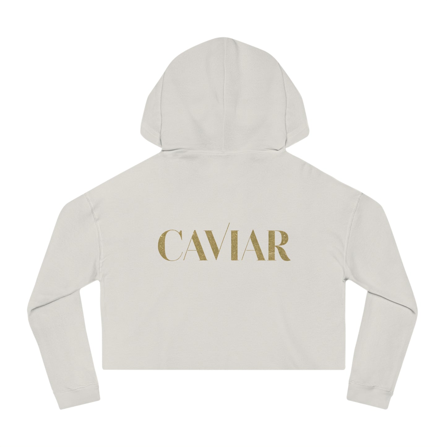 CAVIAR Cropped Hooded Sweatshirt