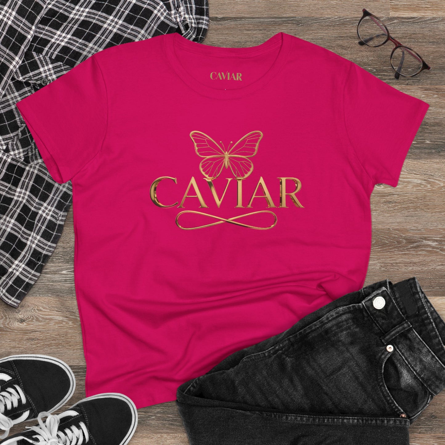 CAVIAR Golden Butterfly Tee