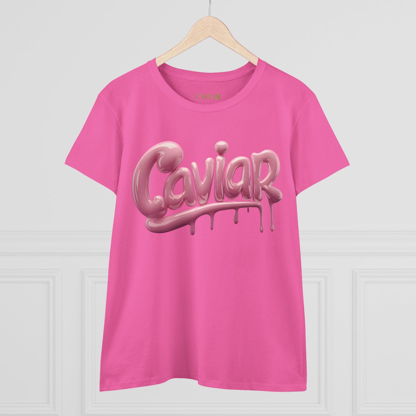 CAVIAR Pink Bubble Drip Tee