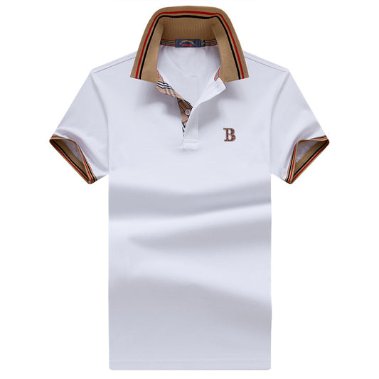 Embriodered Business Short Sleeve Polo