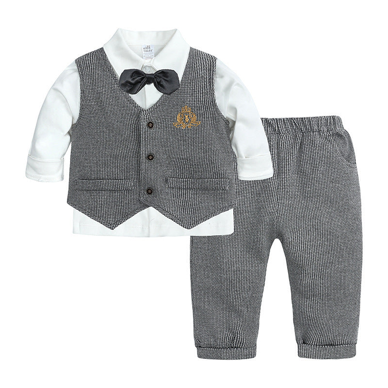 Bow-Tie + Vest Summer Formal Suit