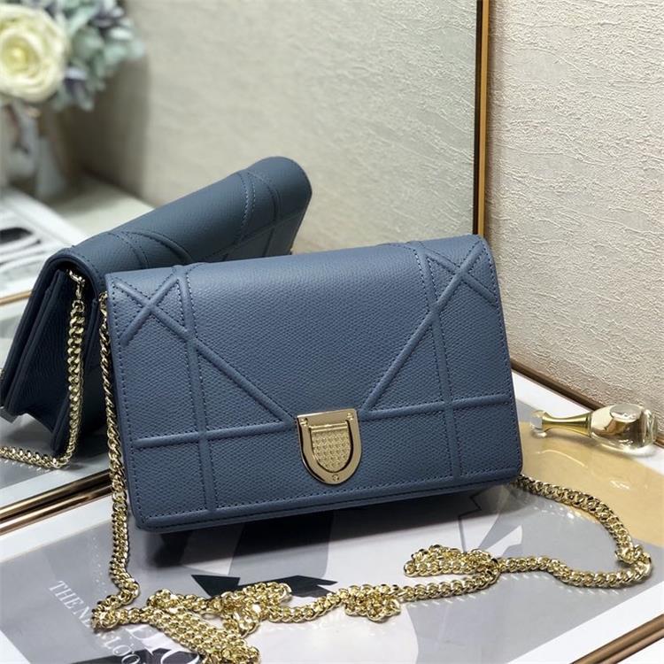 Leather Square Clutch Bag