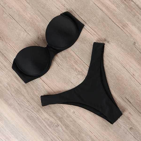 Strapless Two Piece Bikini
