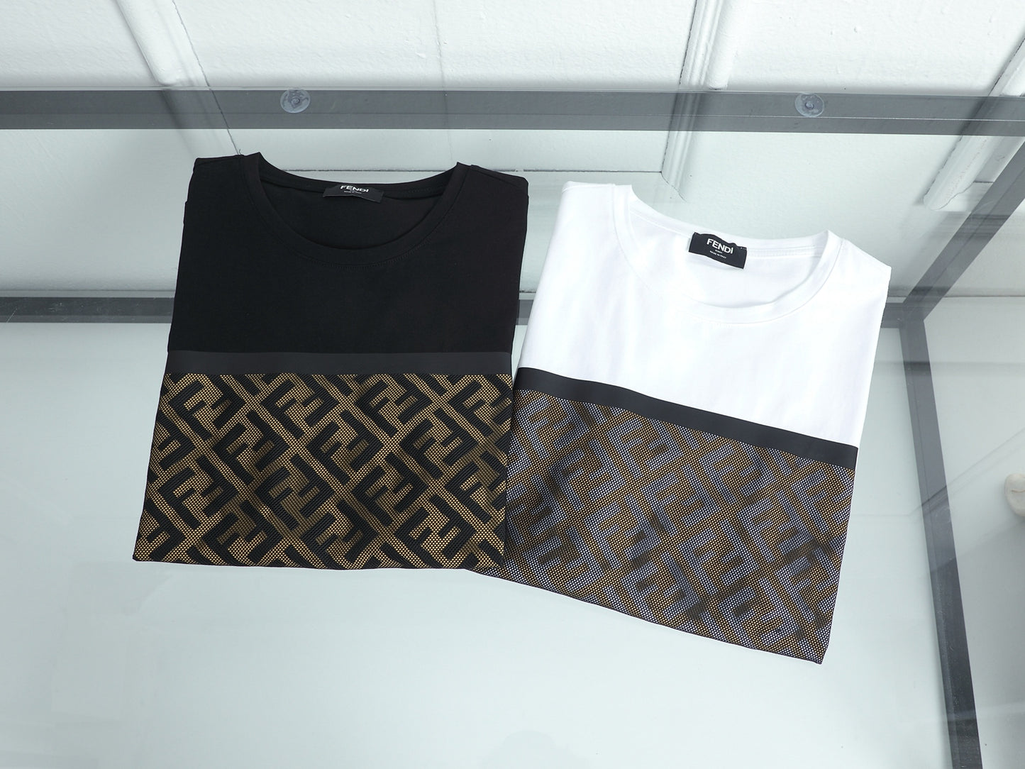 "F" Print mercerized Cotton Tee