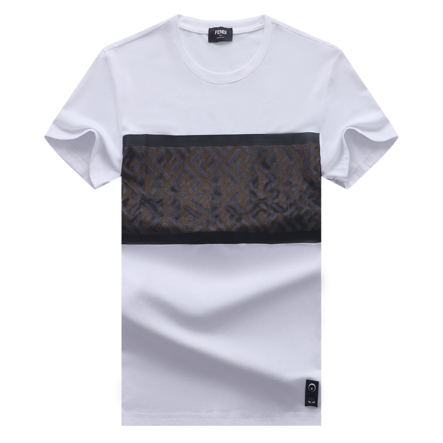 "F" Print mercerized Cotton Tee