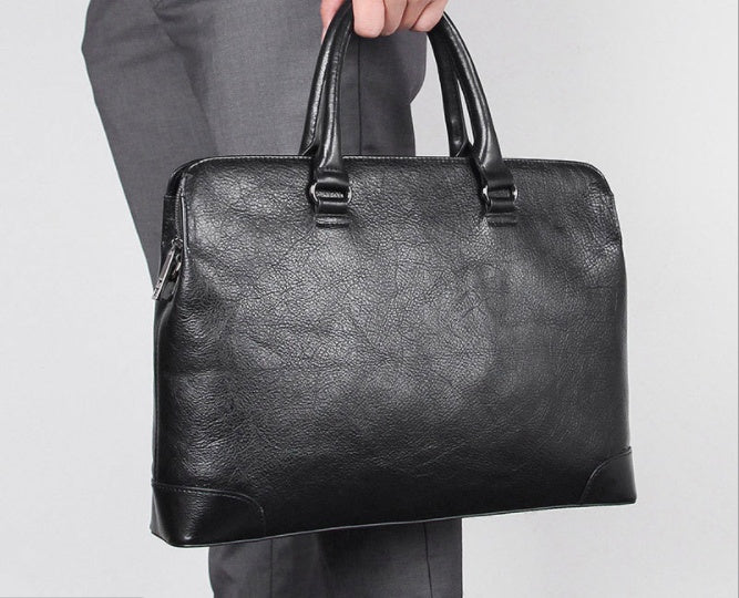 Genuine Leather Commuter Document Bag