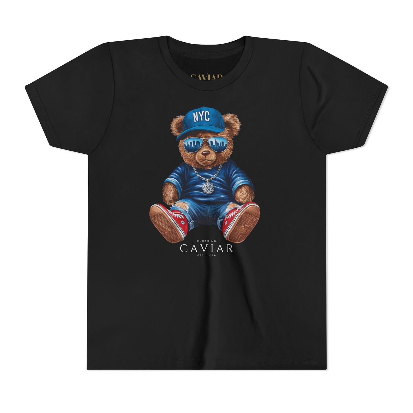 CAVIAR Teddy Bear NYC Girls Tee