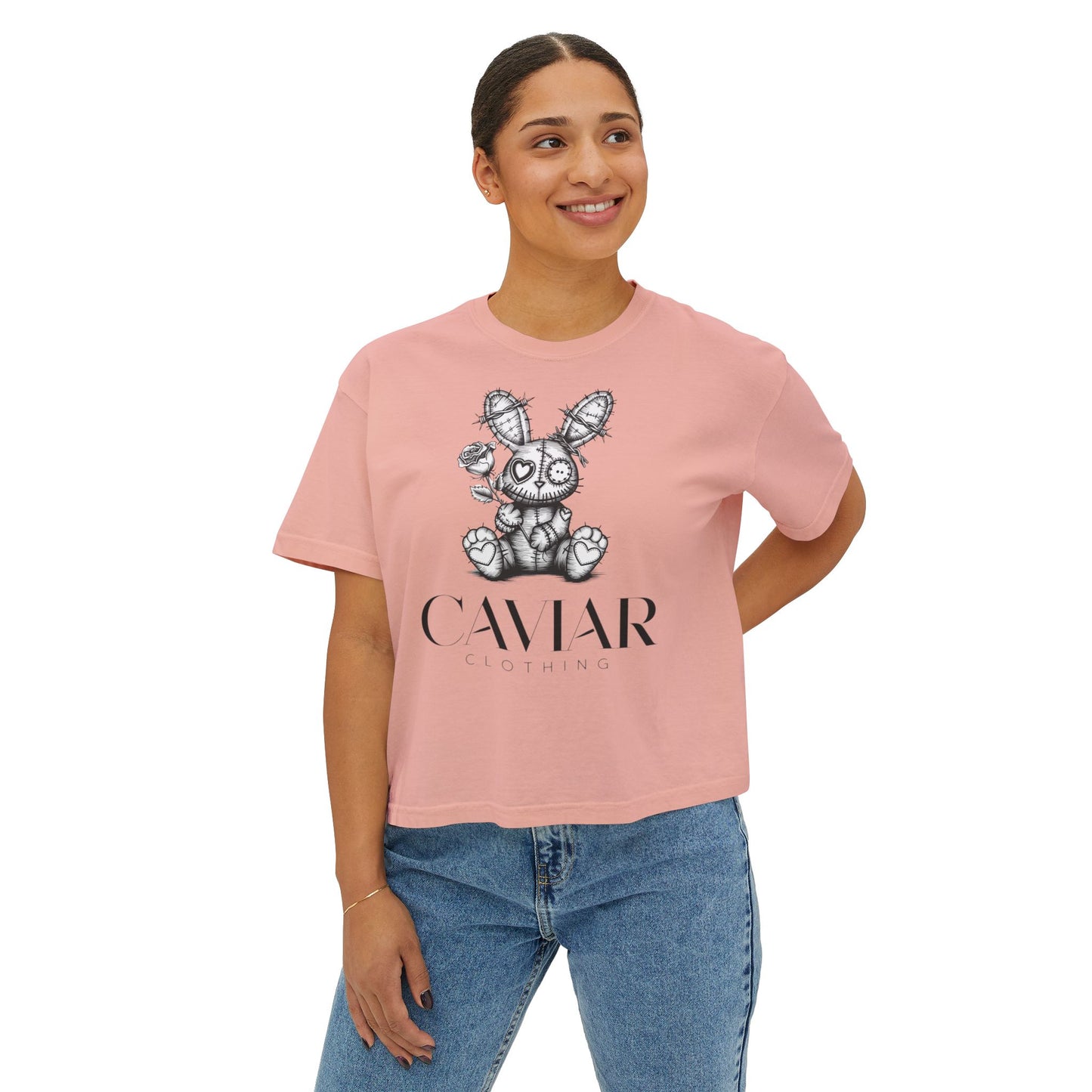 CAVIAR Bunny Boxy Tee