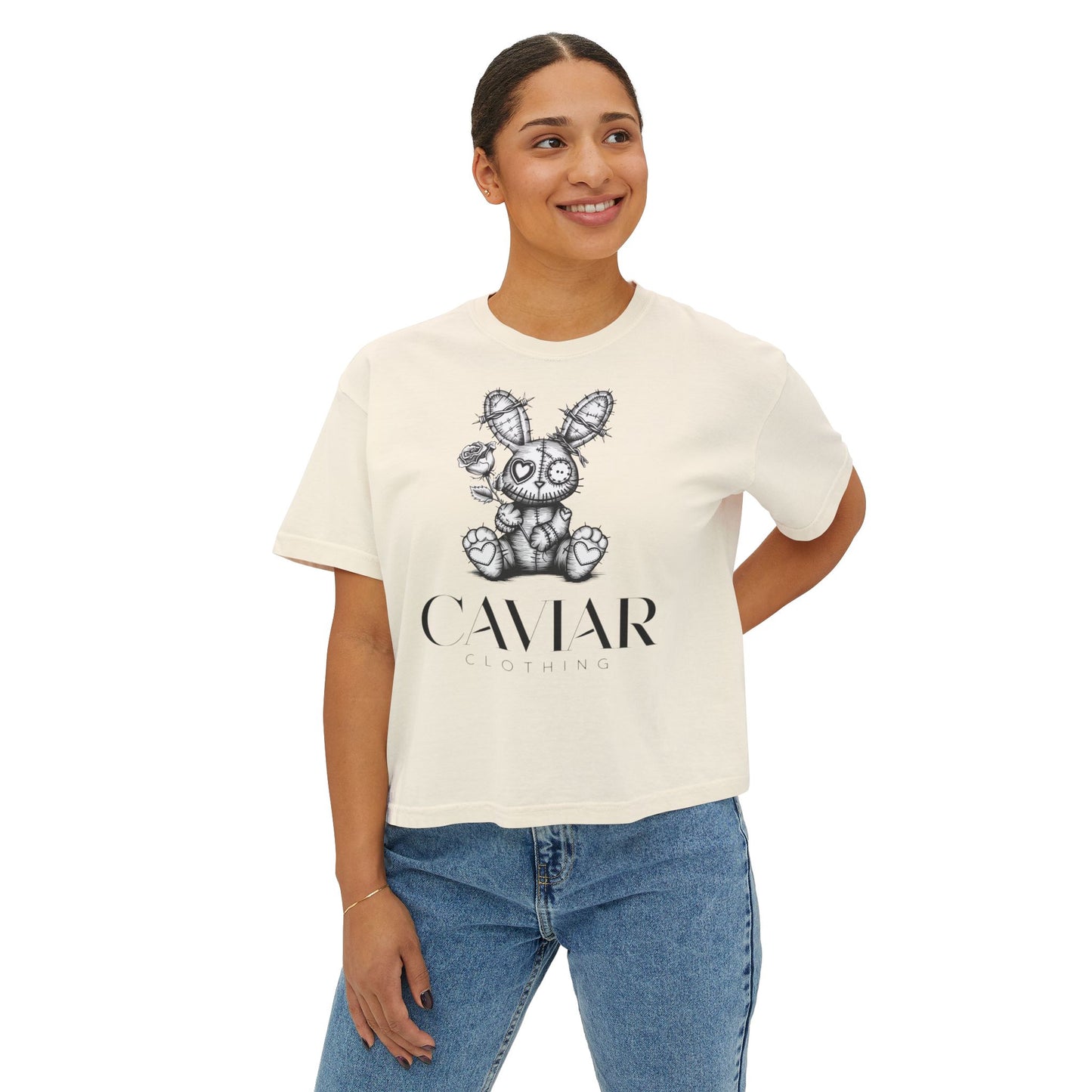 CAVIAR Bunny Boxy Tee