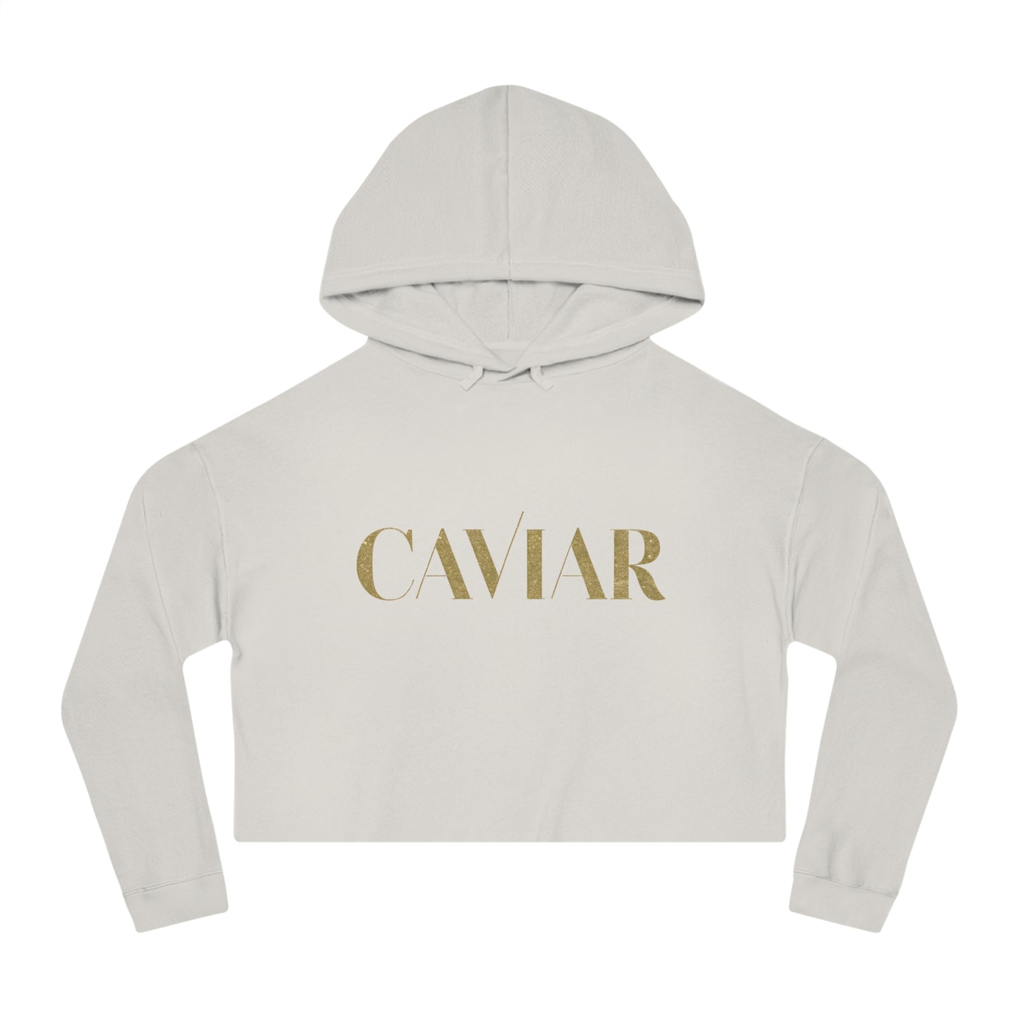 CAVIAR Cropped Hooded Sweatshirt