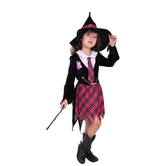 Witch Halloween Costume Cosplay Outfit Sz 5-9 years