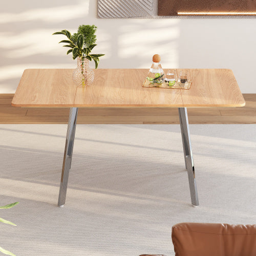 Fiberboard Minimalist Dining Table