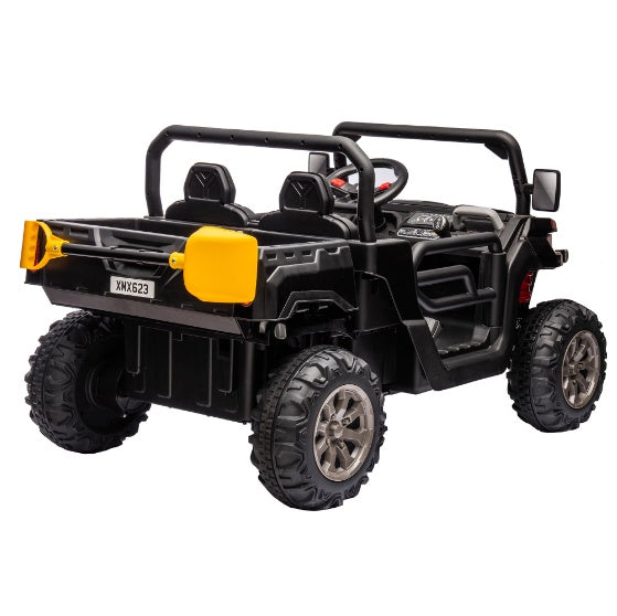24V Ride On Dump Truck - 2 Seater Kids UTV with Electric Dump Bed
