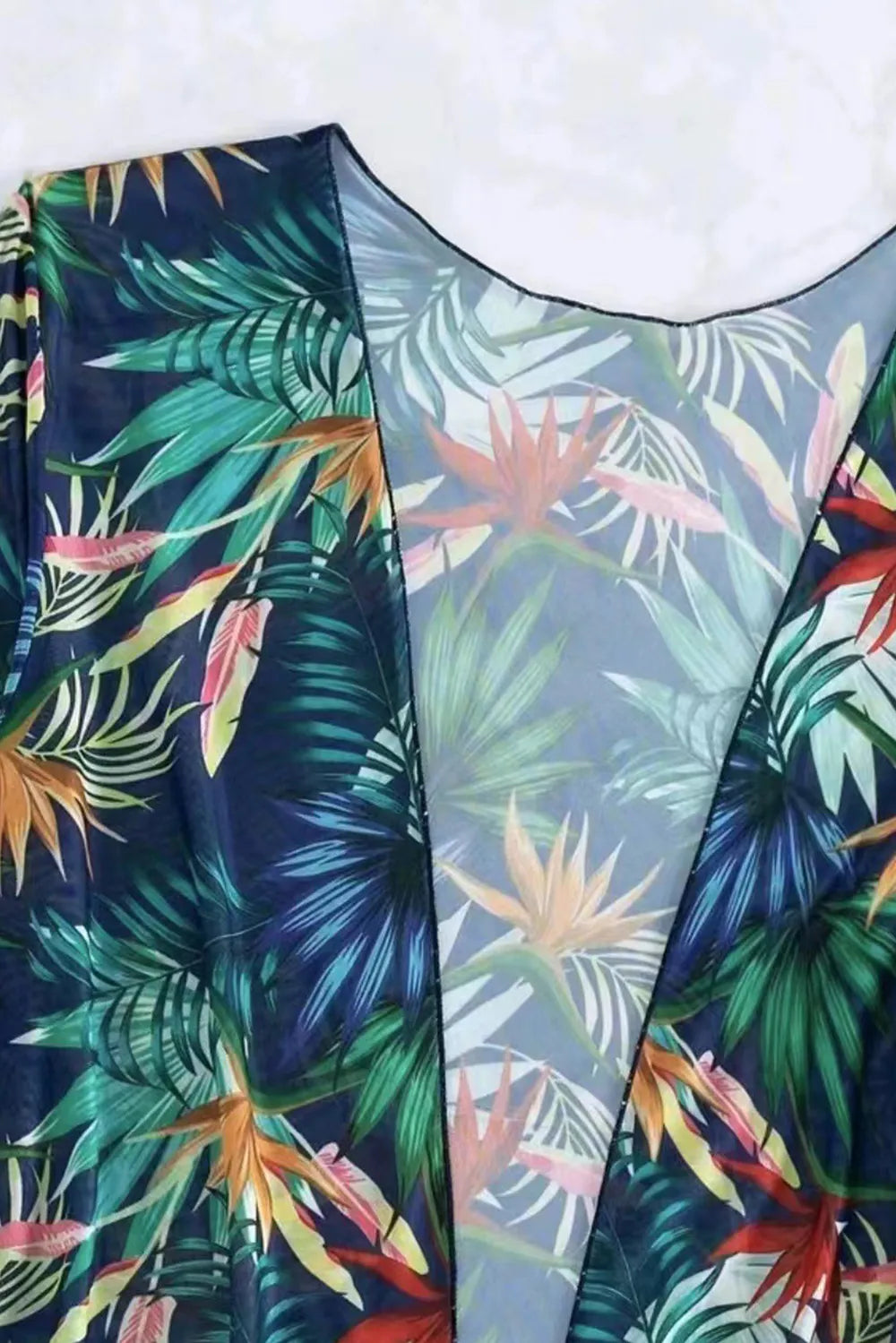 Floral Print Halter Neck Three-Piece Swimsuit