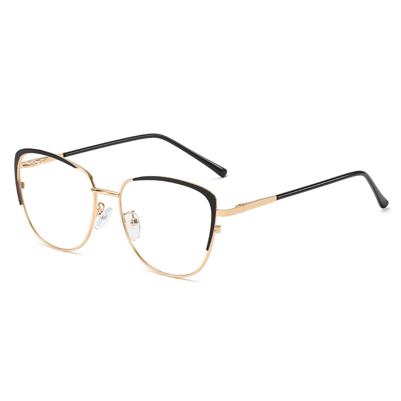 Retro Anti-blue light Metal Glasses