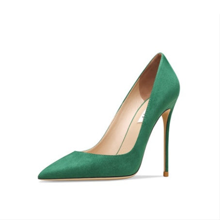 Suede Stiletto High Heels