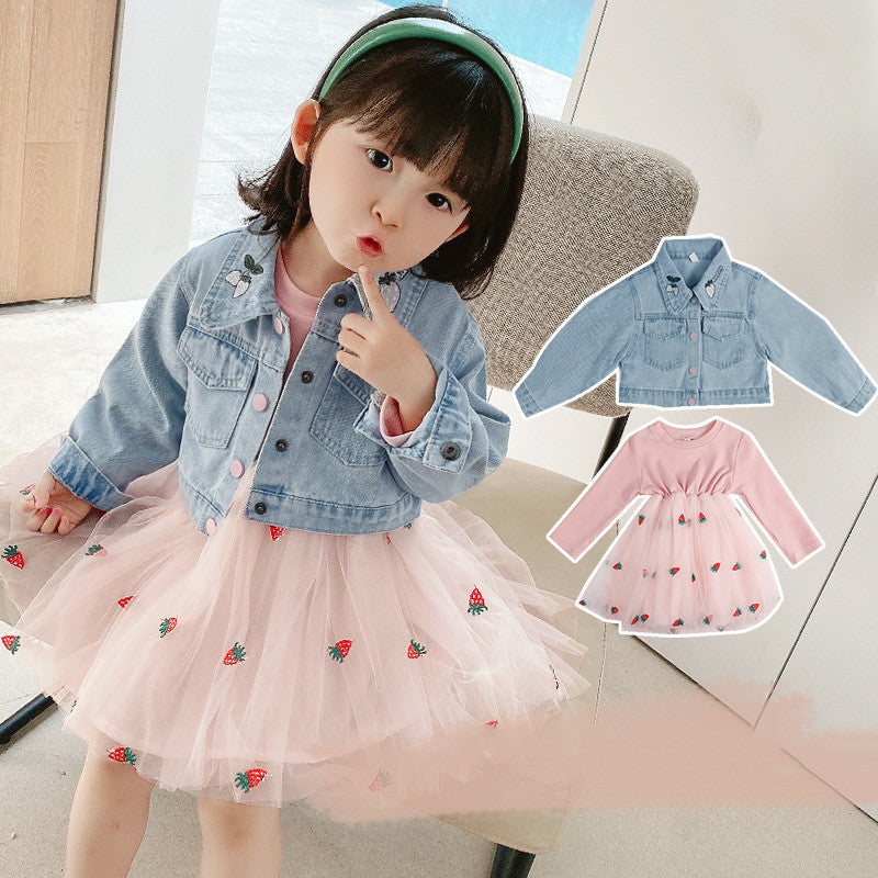Denim Western Style Autumn Dress