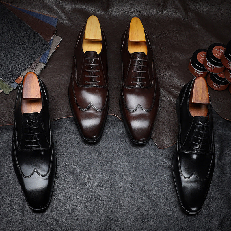 Small Square Toe Brock Dress Shoes