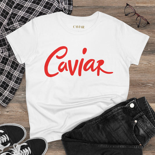 CAVIAR Red Logo Tee